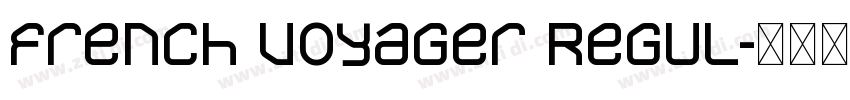 French Voyager Regul字体转换